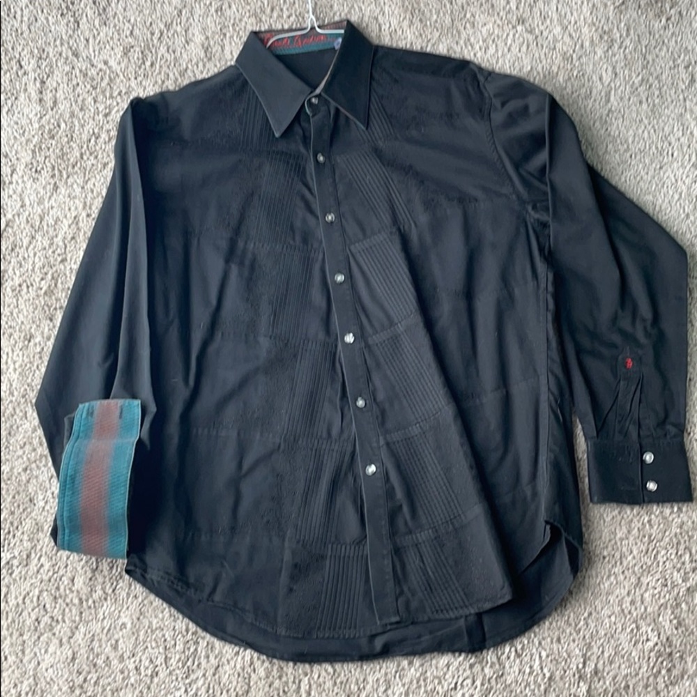 Robert graham large button down